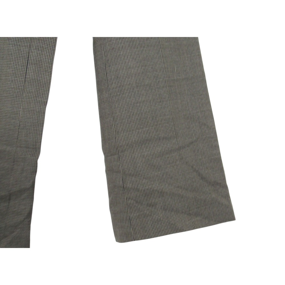 BANANA REPUBLIC Gray/Black MARTIN FIT Low-Rise WOOL BLEND Straight Leg PANTS 0R - Picture 3 of 5